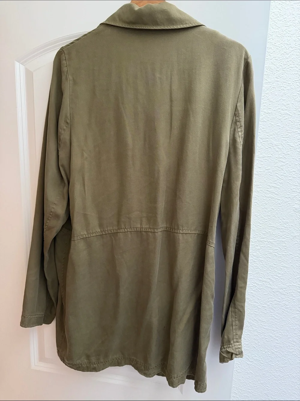 Gentle Fawn Olive Green Lightweight Trench Coat - Picture 3 of 3